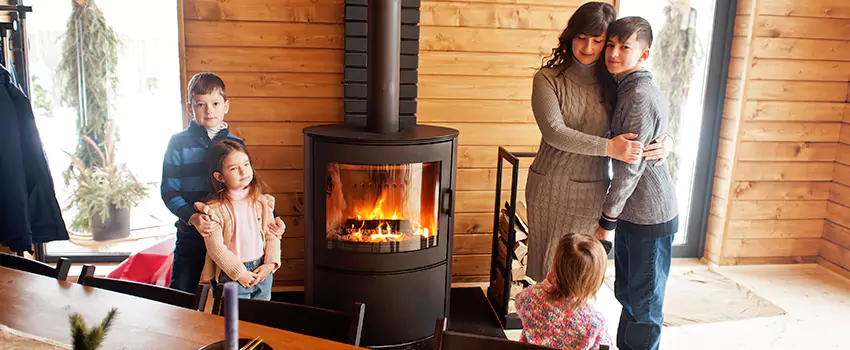 Morso Cast Iron Fireplace Insert Installation in Collinsville, Illinois