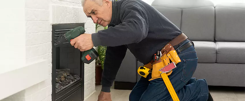 New Indoor Fireplace Installation in Collinsville, Illinois