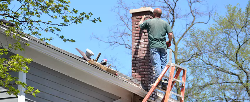 Vinyl and PVC Chimney Flashing Installation in Collinsville, IL
