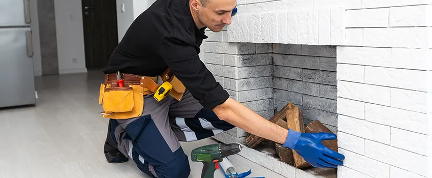 Fireplace Damaged Damper Frame Repair Services in Collinsville, Illinois